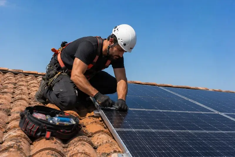 Maintenance et monitoring de panneaux solaires à Kriegsheim